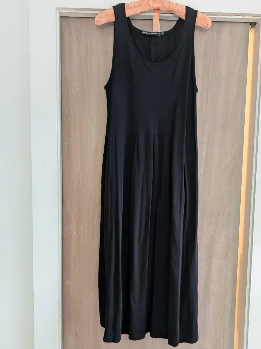 Gudrun Sjoden Knife Pleat Maxi Dress - size M